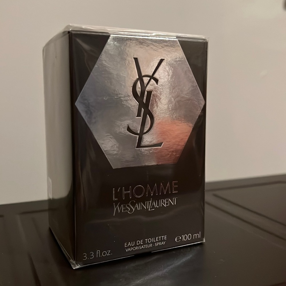 New in box unopened Men’s YSL Yves Saint Laurent L'Homme Eau de Toilette 3.3oz